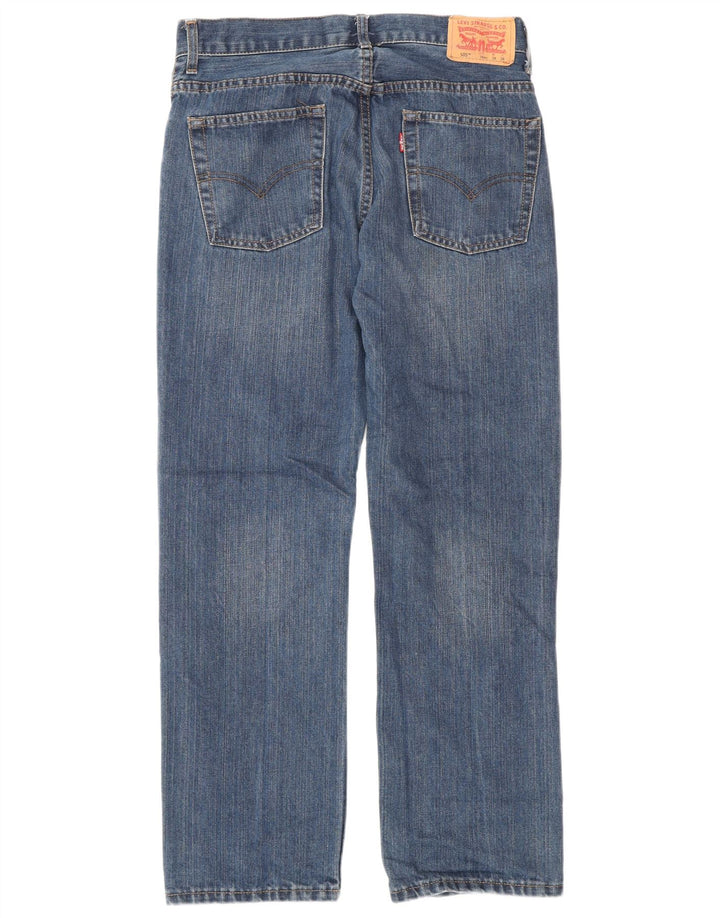 Levi's Boys 505 Regularne proste dżinsy 15-16 lat W38 L38 Niebieska bawełna