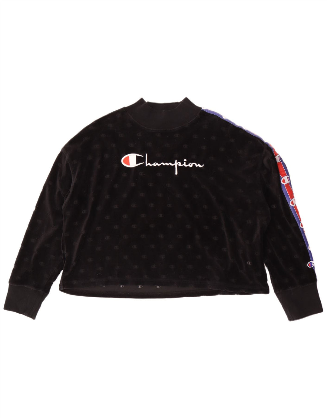 Damska bluza z grafiką Champion UK 14 w kolorze średniej czerni