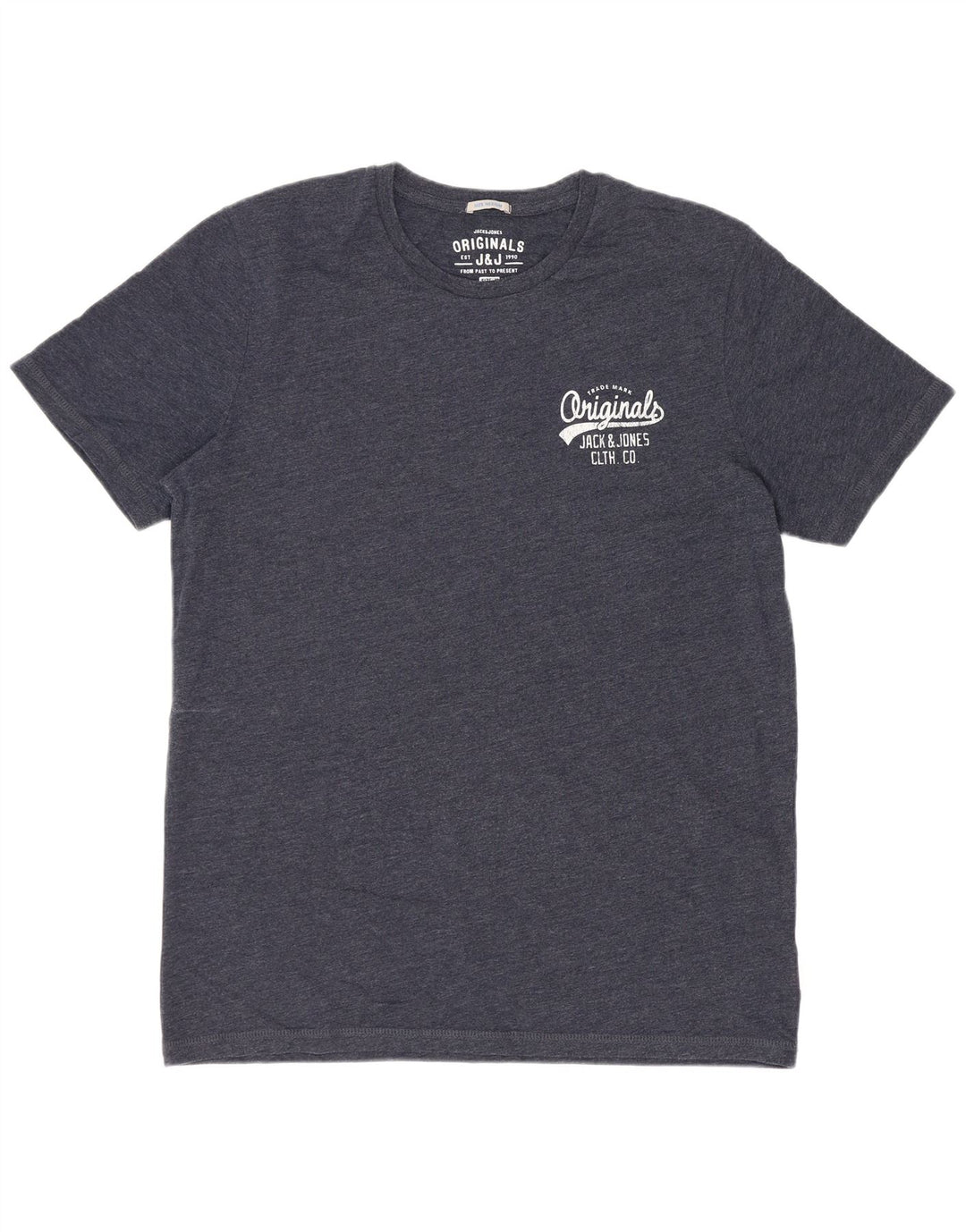 T-shirt męski Jack & Jones, średni, granatowy, bawełniany