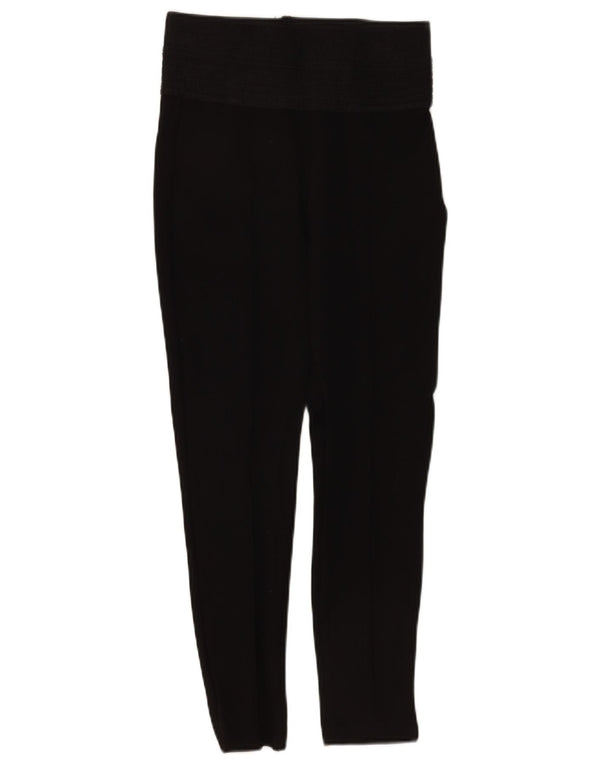 Damskie legginsy Zara UK 12, średni czarny poliester
