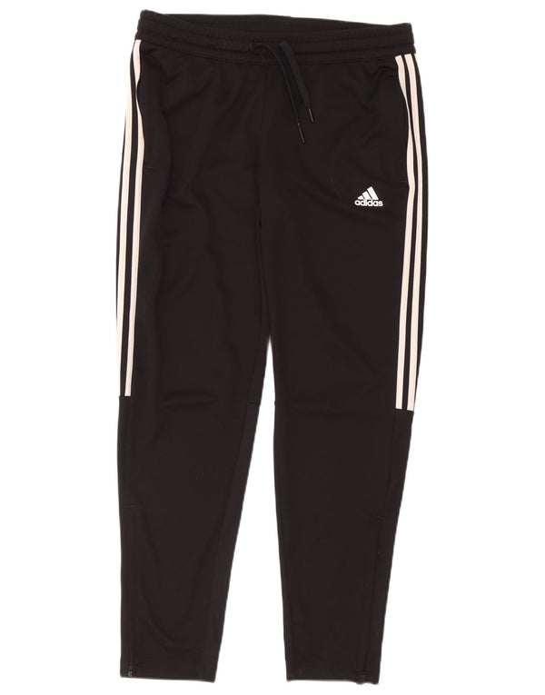 Damskie spodnie dresowe Adidas Aeroready UK 16/18, duże, czarne, poliestrowe