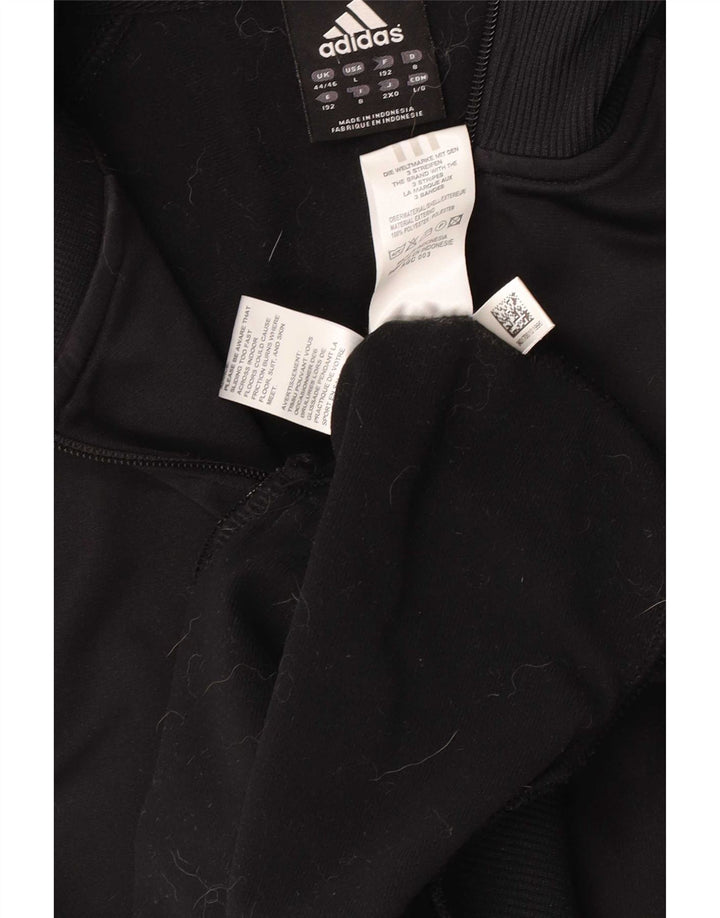 Adidas Męska kurtka dresowa UK 44/46, duża, czarna, poliester