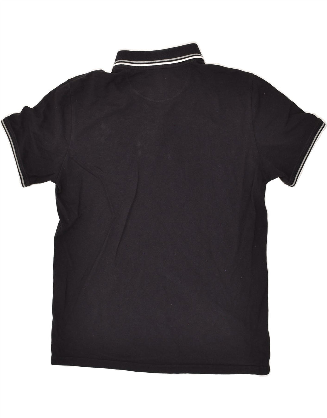 CHAMPION Mens Polo Shirt Large Black Cotton | Vintage Champion | Thrift | Second-Hand Champion | Used Clothing | Messina Hembry 