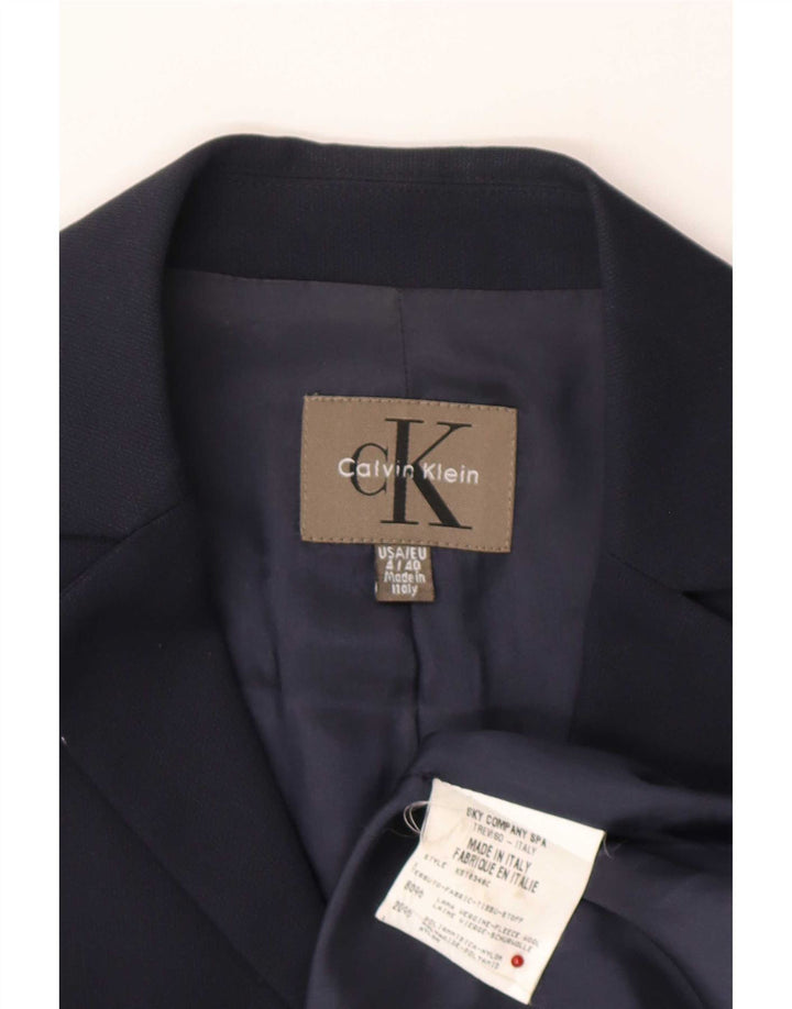 Damska marynarka Calvin Klein Longline EU 40 Medium Navy Blue