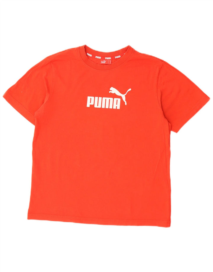 PUMA Boys Graphic T-Shirt Top 13-14 Years Red