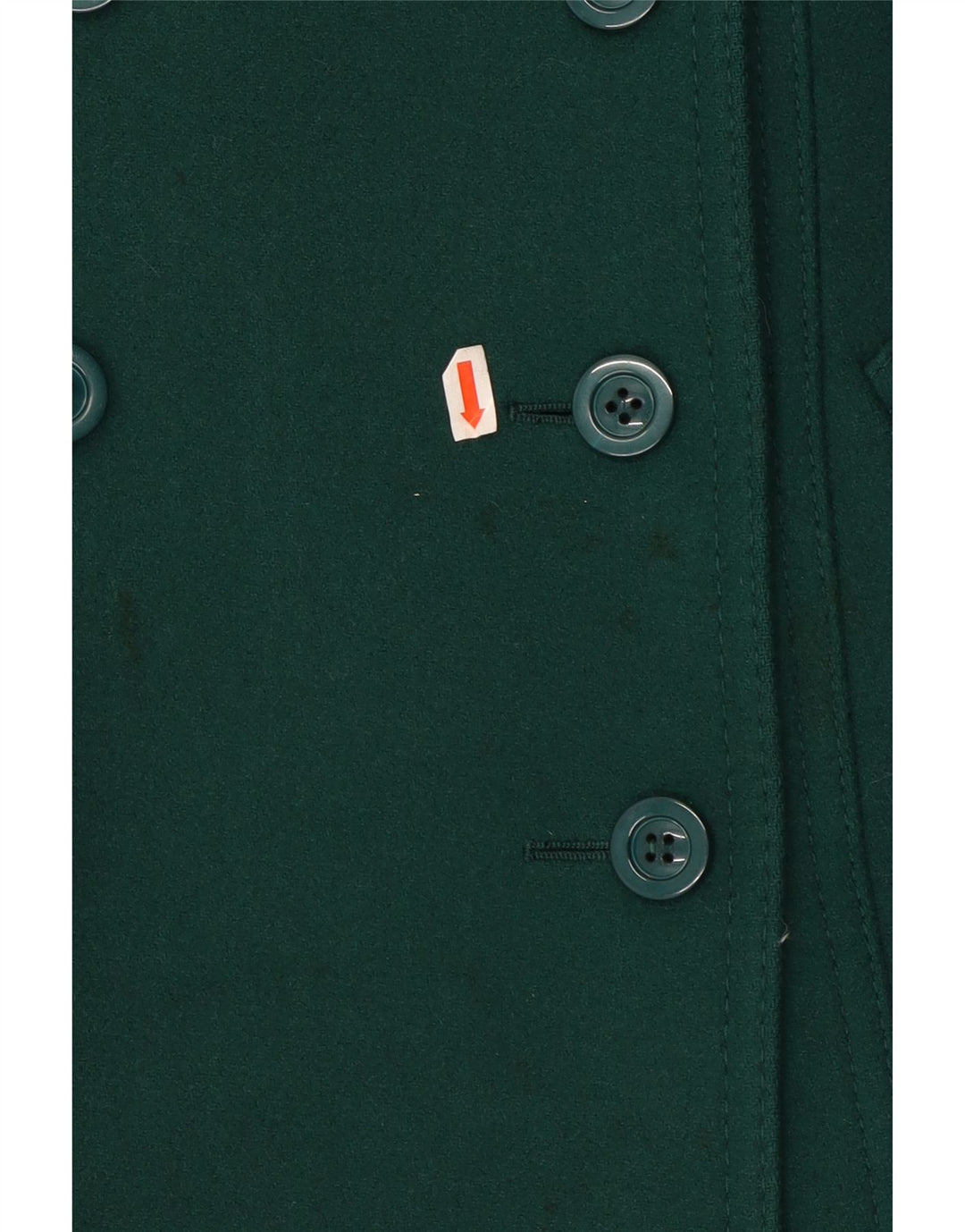 Dwurzędowy płaszcz damski RALPH IT 42 średni zielony