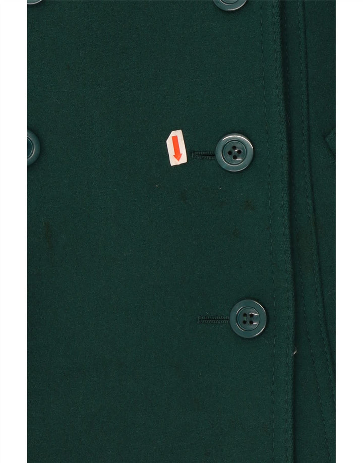 Dwurzędowy płaszcz damski RALPH IT 42 średni zielony