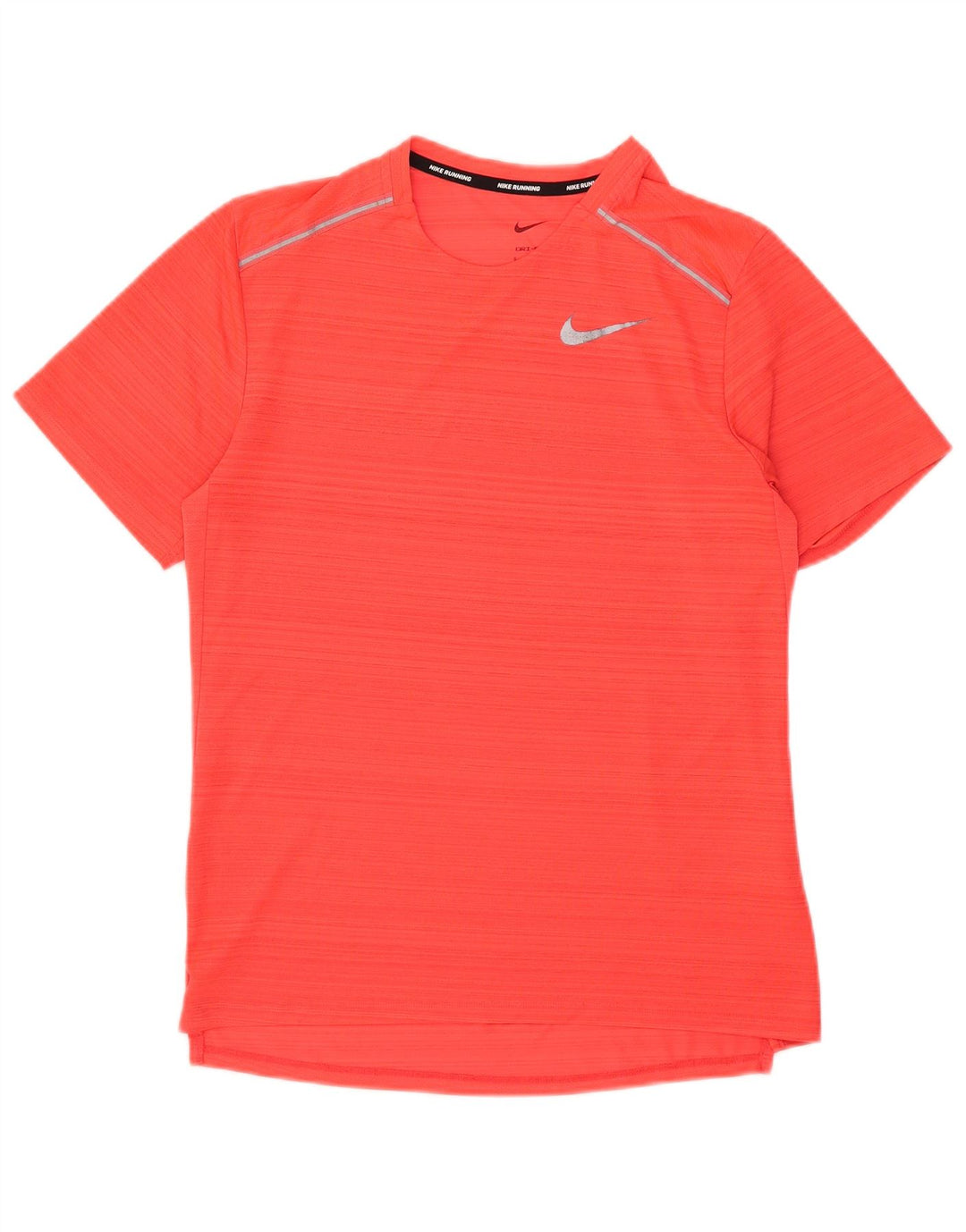 Męski T-shirt Nike Dri Fit z poliestru w małe czerwone paski