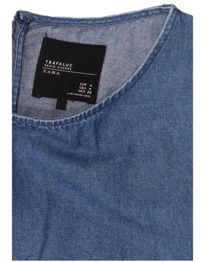 Sukienka damska Zara Trafaluc Denim UK 12 Średni niebieski