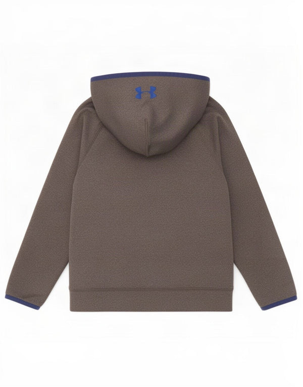 Chłopięca bluza z kapturem Under Armour Cold Gear Graphic, 7-8 lat, mała, szara