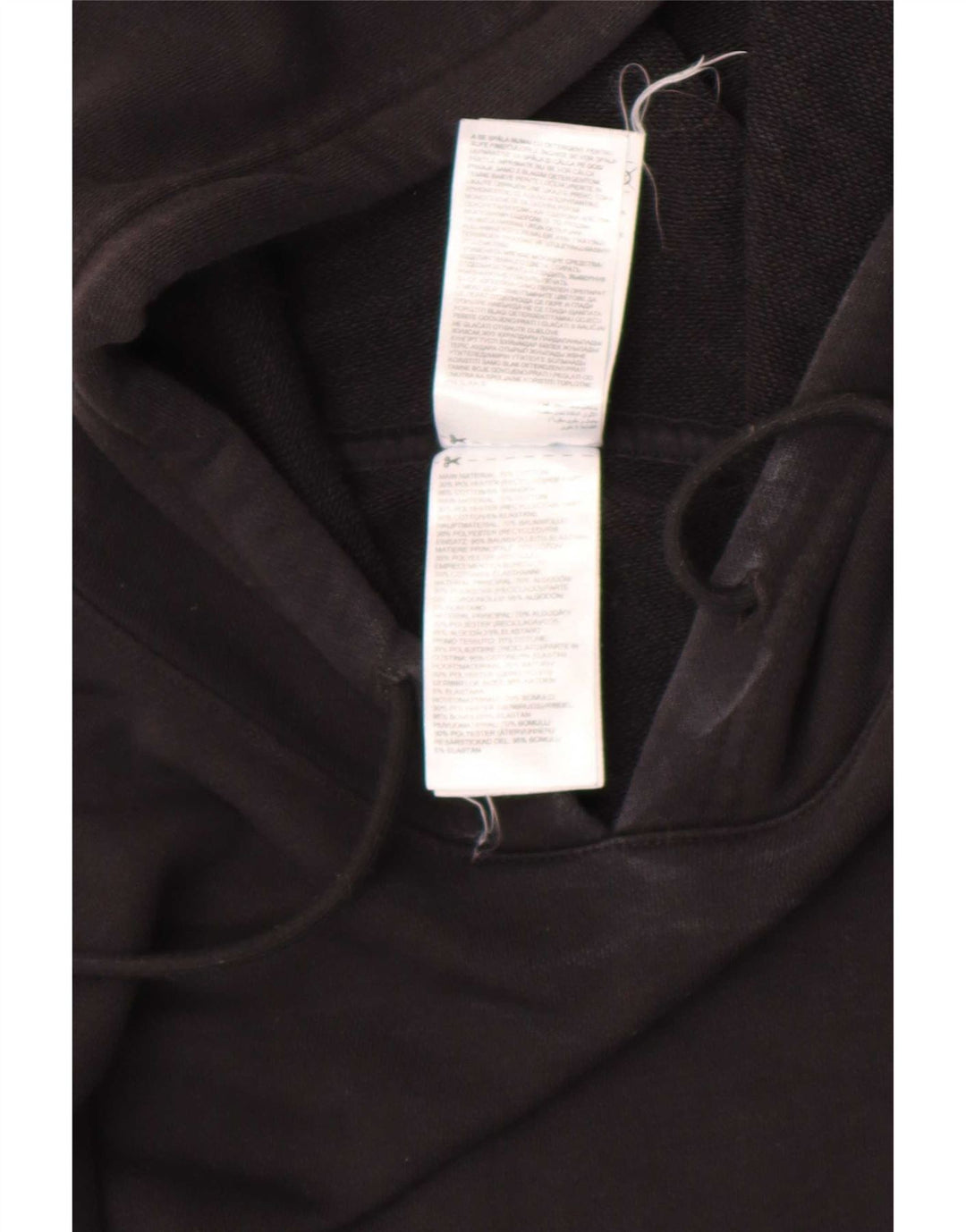 Męski sweter z kapturem Reebok, duży, czarny, bawełniany