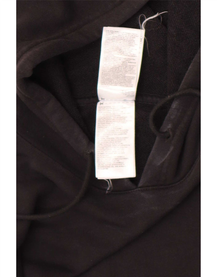 Męski sweter z kapturem Reebok, duży, czarny, bawełniany