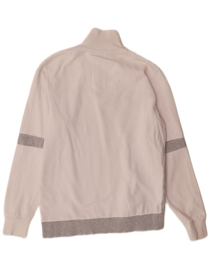 Męska bluza JACK & JONES z grafiką, średniobiała, z blokami kolorów