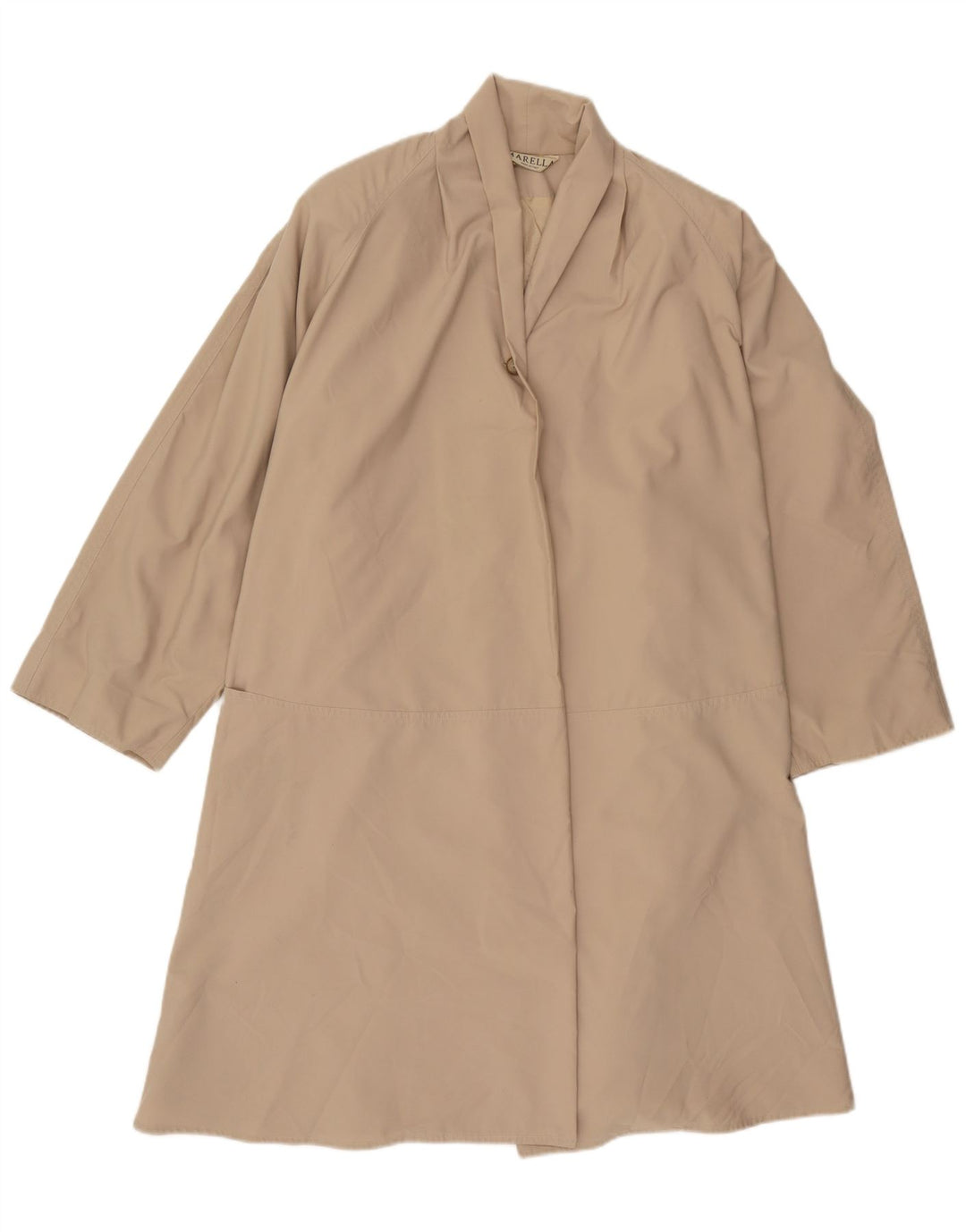 Płaszcz damski Marella UK 14, duży, beżowy, poliester