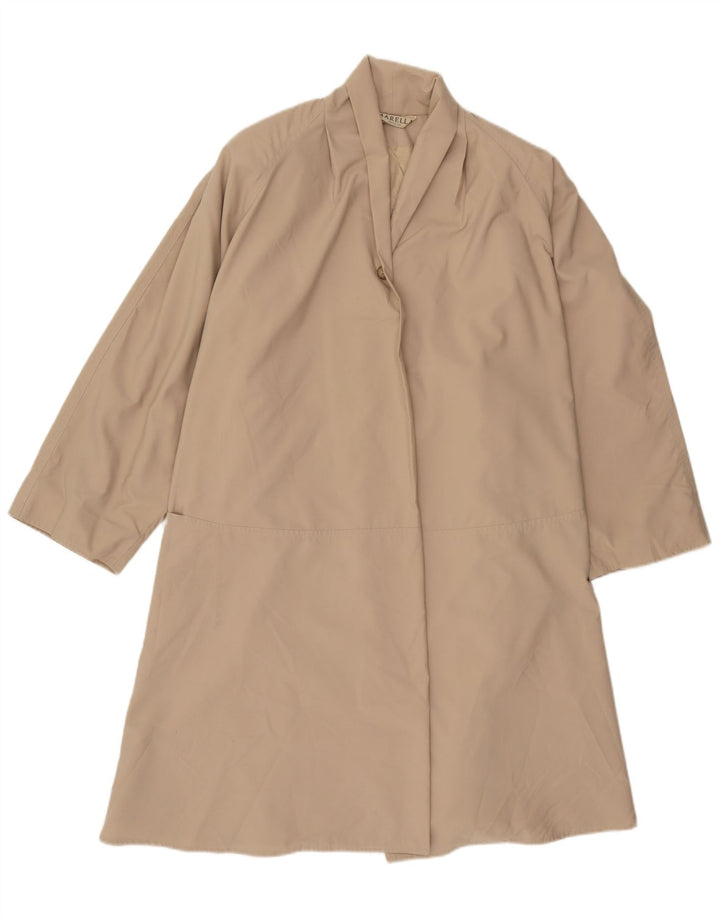 Płaszcz damski Marella UK 14, duży, beżowy, poliester