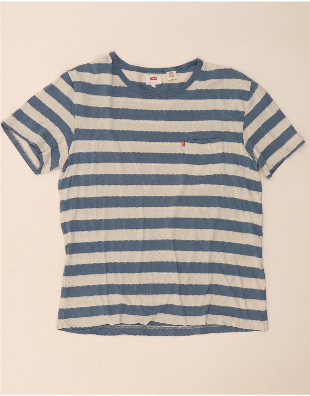 Męski T-shirt Levi's Top w duże niebieskie paski