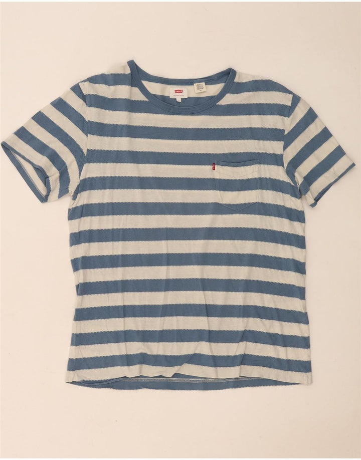Męski T-shirt Levi's Top w duże niebieskie paski