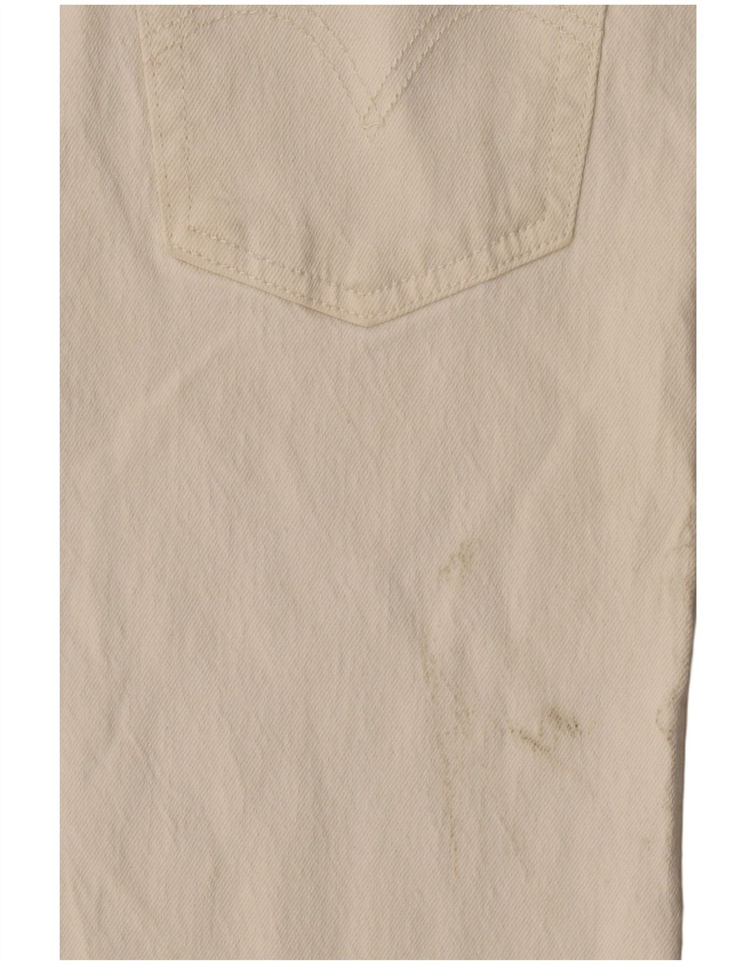 Damskie jeansy Levi's 501 Straight W29 L28 Off White Cotton