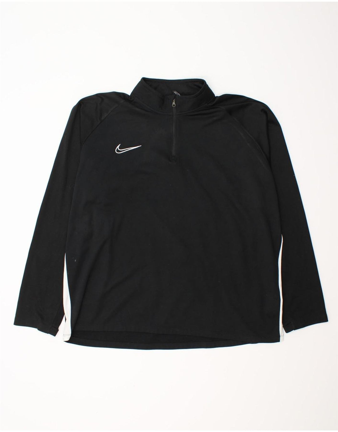 Męski dres NIKE Dri Fit z zamkiem błyskawicznym i zamkiem błyskawicznym, 2XL, czarny, z blokami kolorów