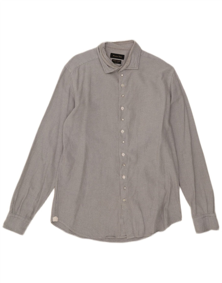 Koszula męska Massimo Dutti, średnioszara