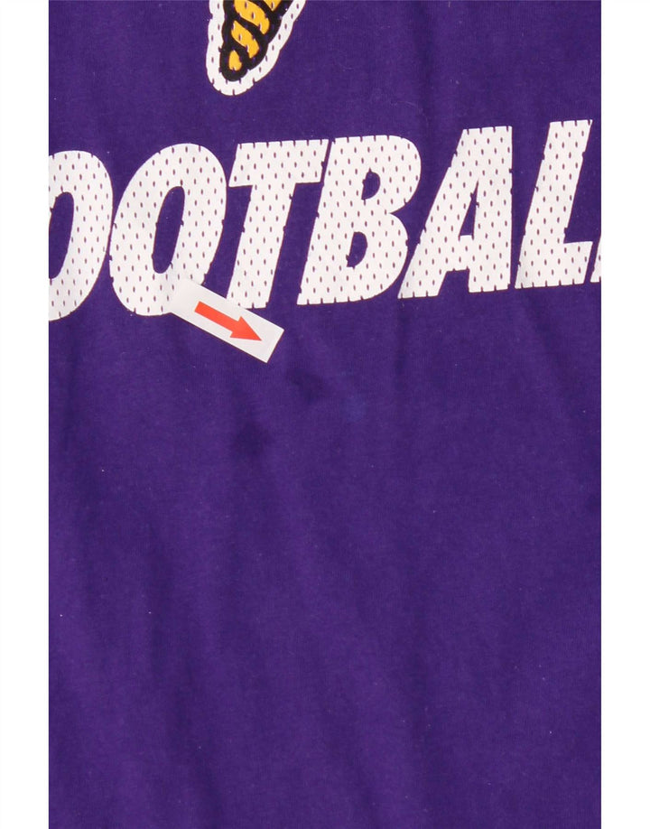 Męska koszulka z grafiką Nike Minnesota Vikings, średnia fioletowa bawełna