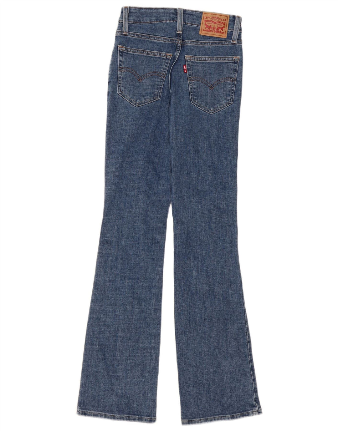 Damskie jeansy Levi's 725 z wysokim stanem Bootcut W24 L31 niebieskie