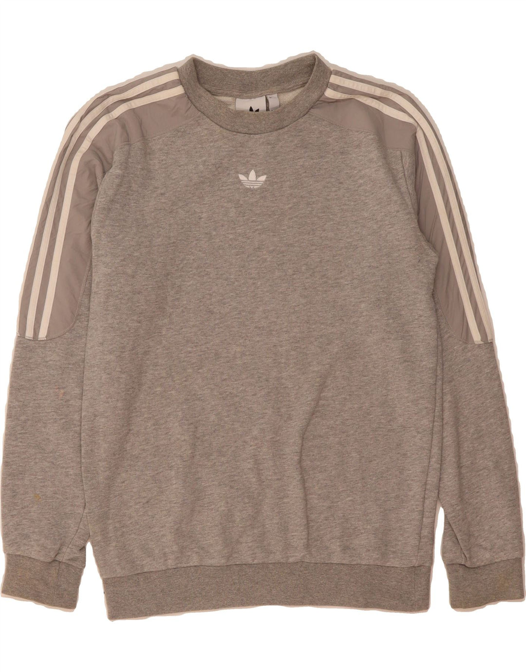 ADIDAS Mens Sweatshirt Jumper XS Grey Cotton Vintage Adidas and Second-Hand Adidas from Messina Hembry 