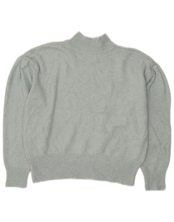 Marks & Spencer Damski sweter z golfem UK 14 Średni turkus