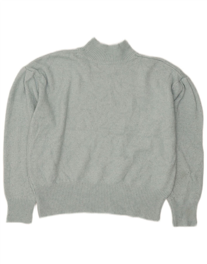 Marks & Spencer Damski sweter z golfem UK 14 Średni turkus