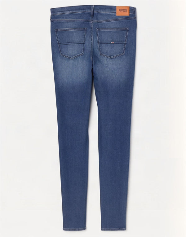 Damskie jeansy Skinny Tommy Hilfiger W32 L32 Niebieskie bawełniane