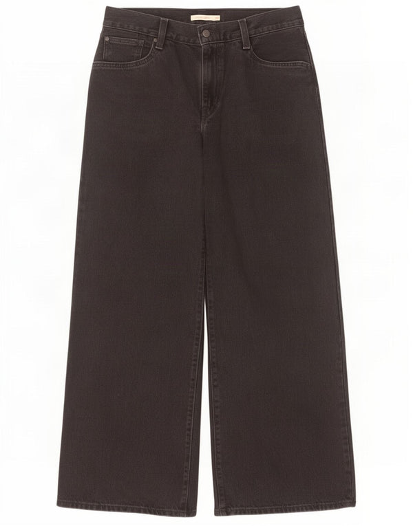 Damskie jeansy Baggy z szeroką nogawką Levi's W29 L33 Czarna bawełna