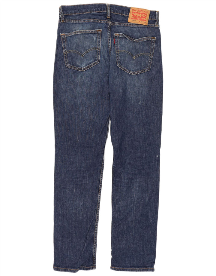 Męskie jeansy Levi's 511 Slim W33 L32 Niebieskie bawełniane