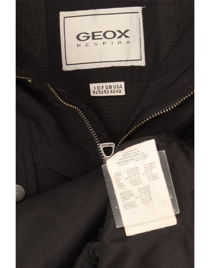 Męska kurtka użytkowa Geox UK 42 XL, czarny poliester