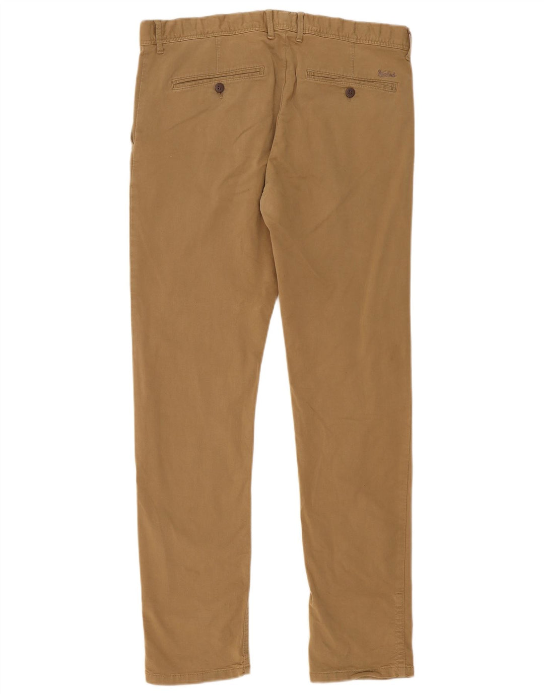 Męskie spodnie typu slim chino Woolrich W36 L32 Brązowa bawełna