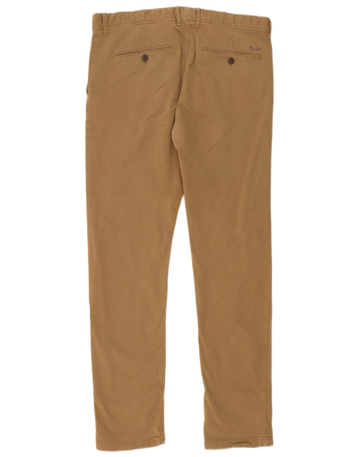 Męskie spodnie typu slim chino Woolrich W36 L32 Brązowa bawełna