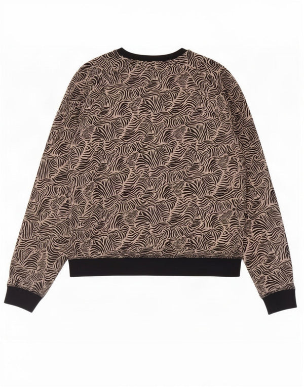 Bluza damska Boden Sweter UK 14 Średni różowy, bawełniany nadruk zwierzęcy