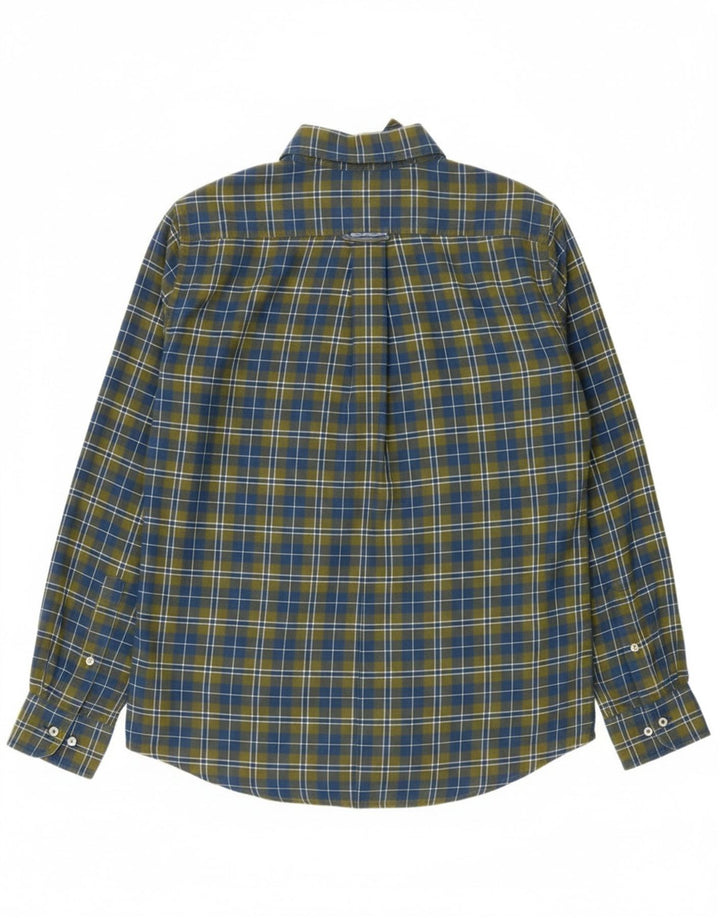 Męska koszula flanelowa Murphy & Nye Sailmakers, duża, bawełniana w zieloną kratkę