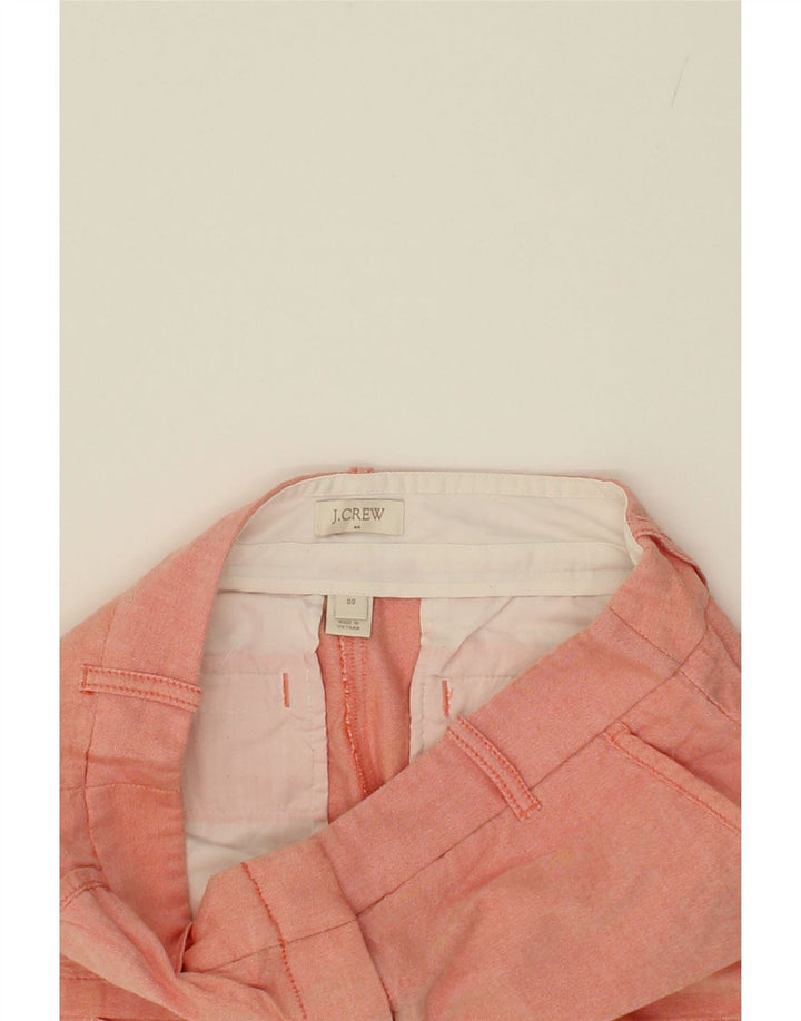 J. CREW Womens Chino Shorts US 00 2XS W23  Pink Vintage J. Crew and Second-Hand J. Crew from Messina Hembry 
