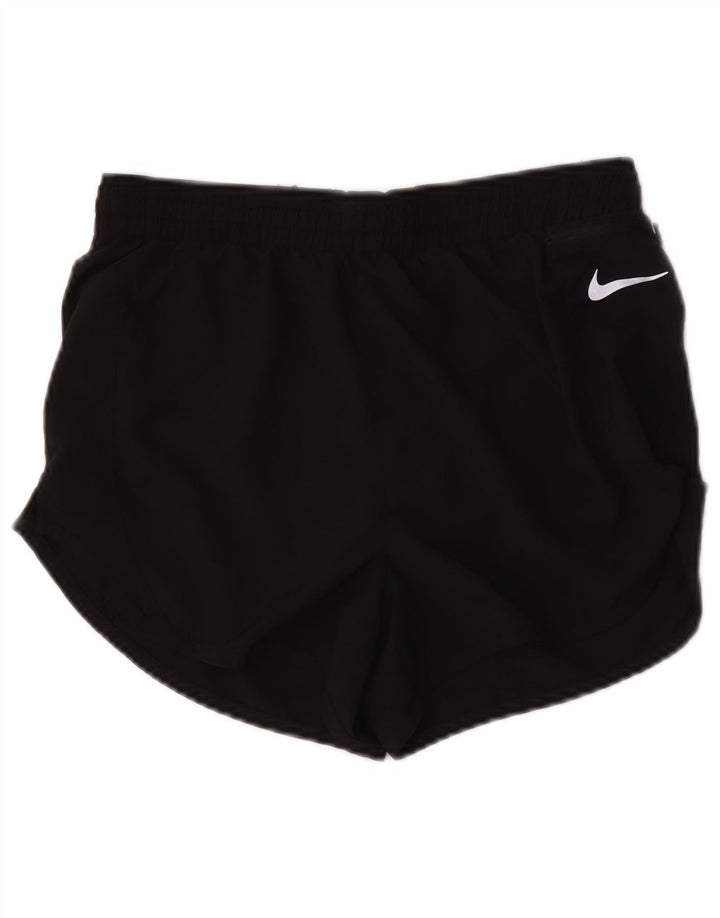 Damskie spodenki sportowe Nike Dri Fit UK 10, małe, czarne, poliestrowe