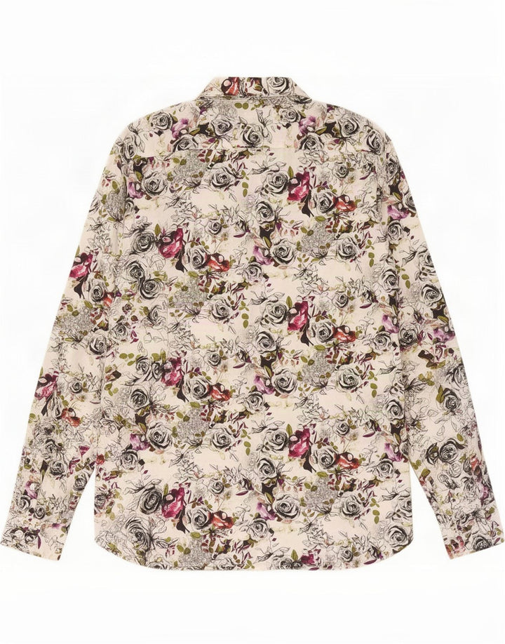 Koszula męska Ted Baker, rozmiar 5 XL, w białe kwiaty