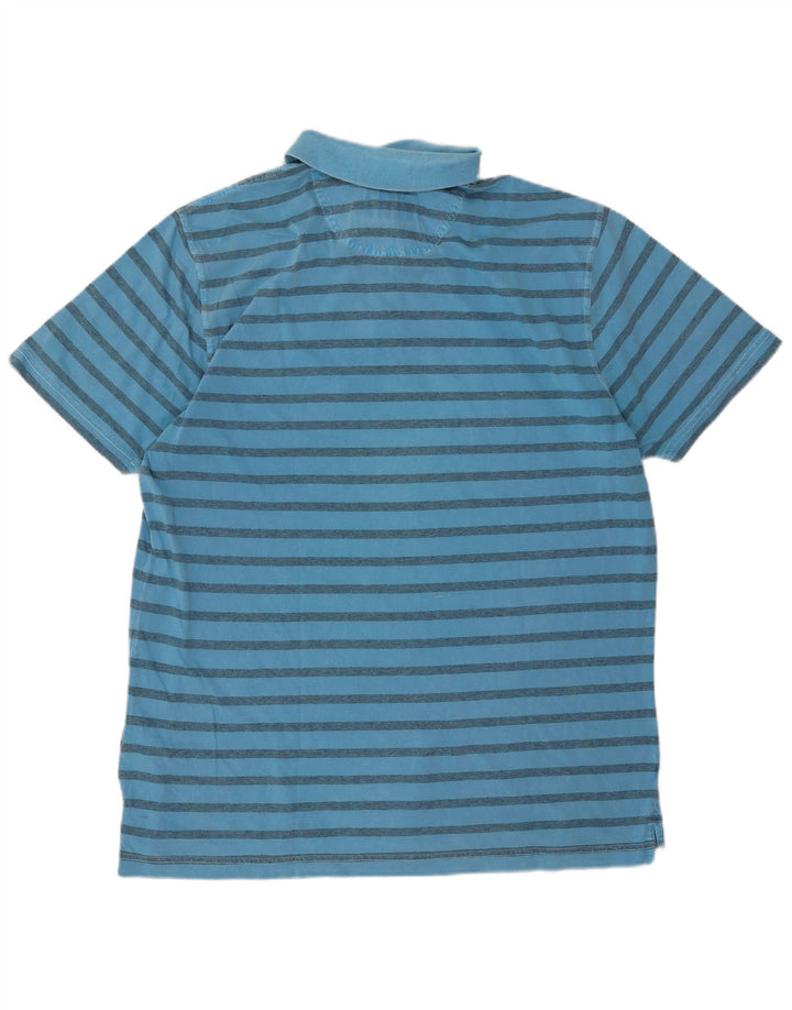 Męska koszulka polo Camel Active, duża, niebieska, bawełniana w paski