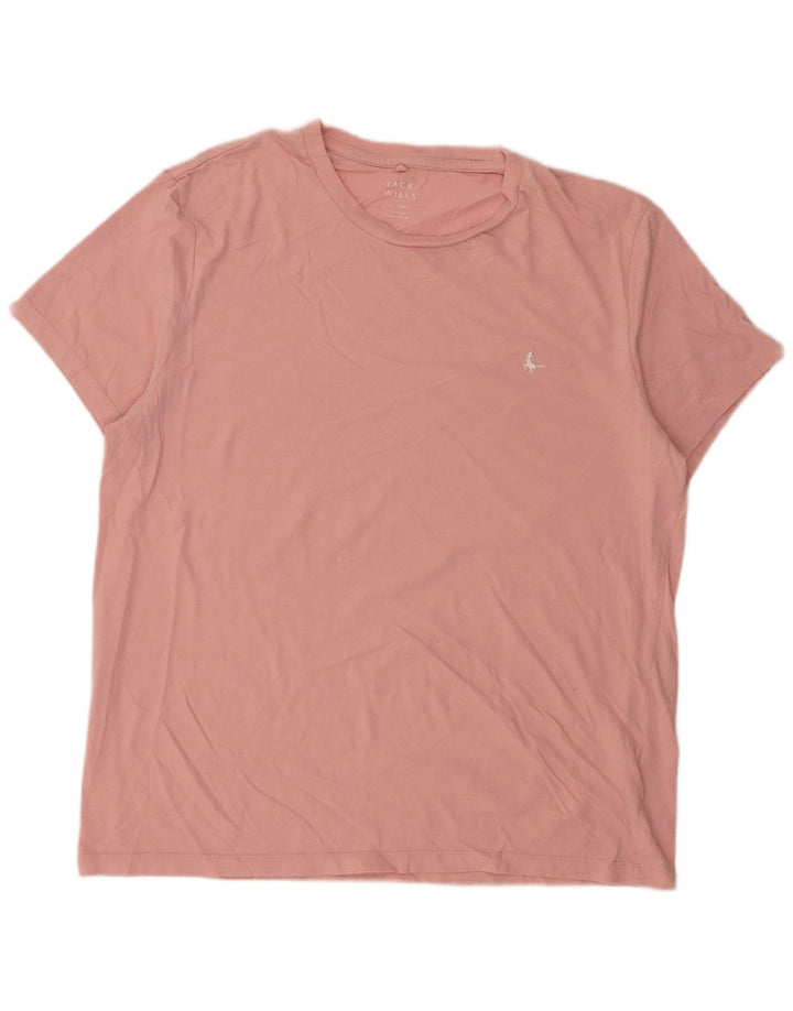 T-shirt męski JACK WILLS Top XL, różowy, bawełniany