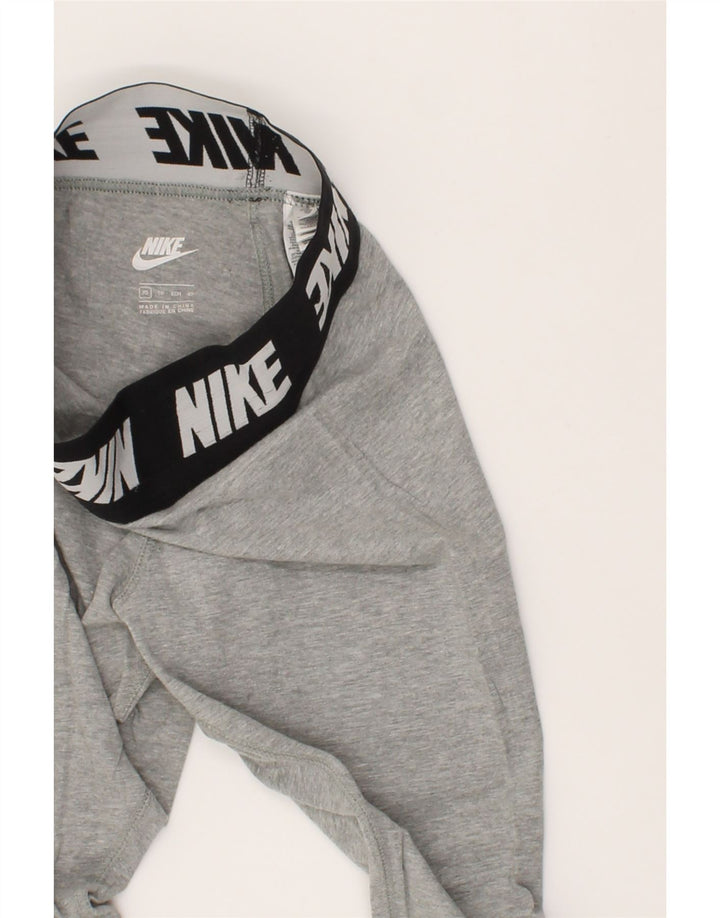 NIKE Womens Graphic Leggings UK 4 XS  Grey Cotton Vintage Nike and Second-Hand Nike from Messina Hembry 