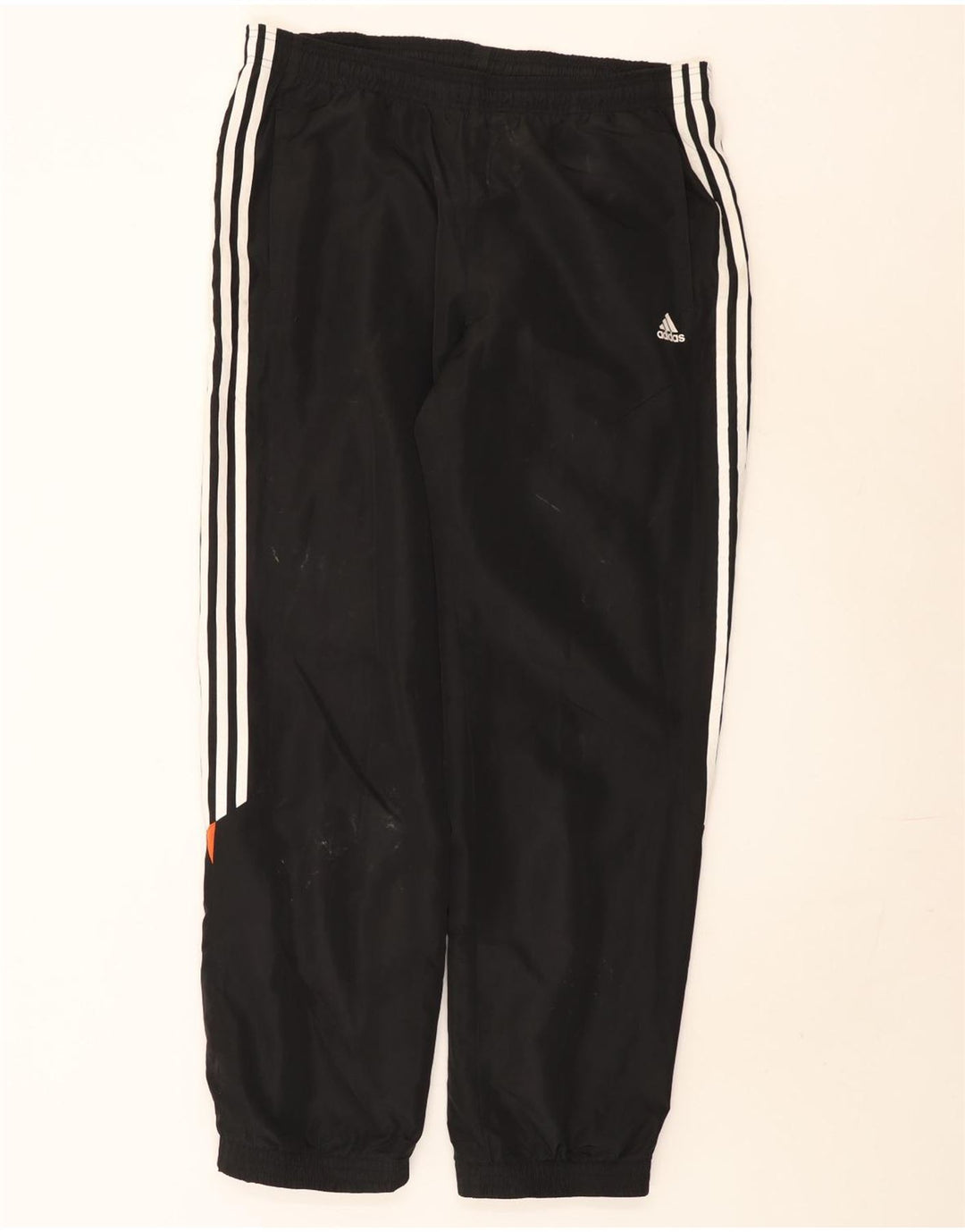 Adidas Męskie spodnie dresowe Joggery Duży czarny poliester z blokami kolorów