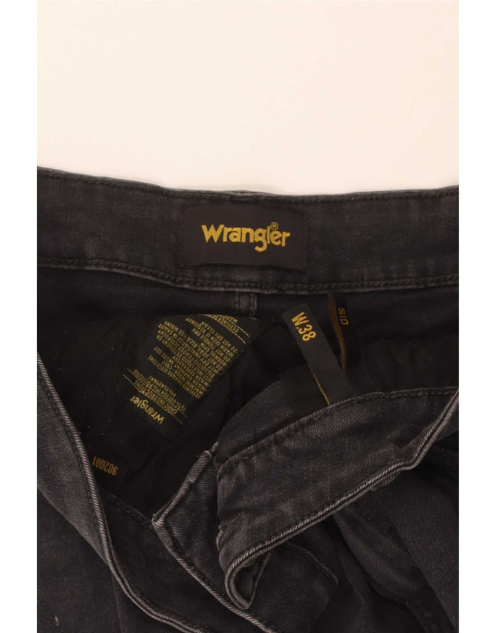 Męskie jeansy Wrangler Sid Slim W38 L29 Szara bawełna