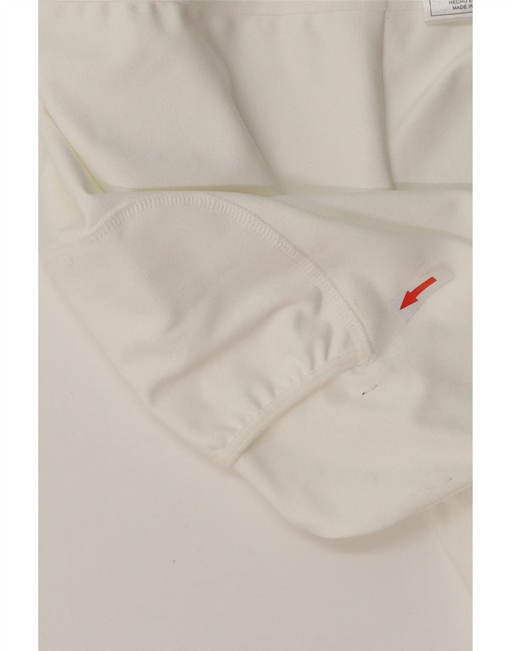 Damskie spodenki sportowe NIKE Dri Fit UK 12, średni biały poliester
