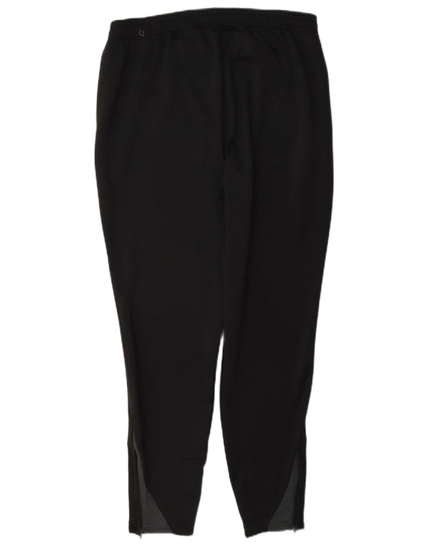 Męskie spodnie dresowe Nike Dri Fit Slim, duży czarny poliester z blokami kolorów