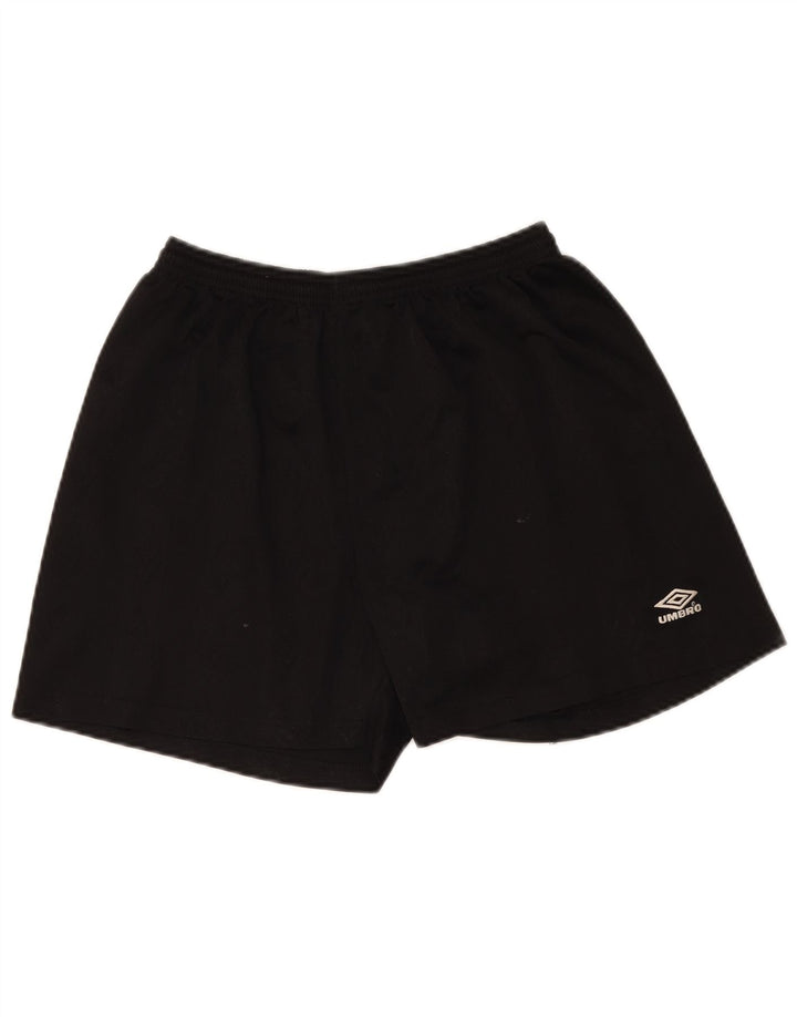 Męskie spodenki sportowe Umbro, duże, czarne, poliestrowe