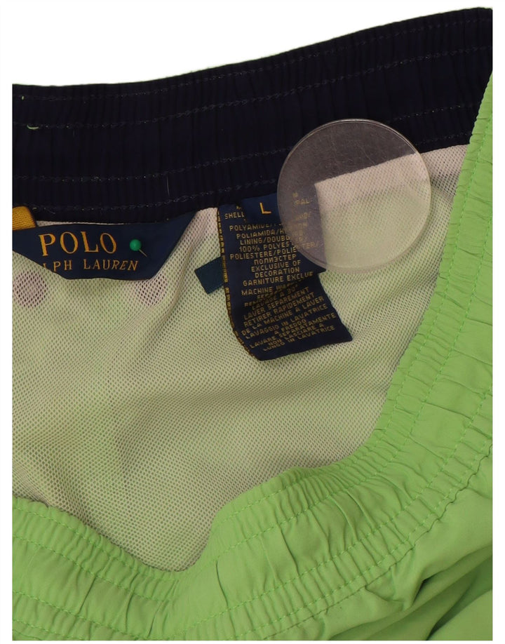 Męskie spodenki kąpielowe POLO RALPH LAUREN, duże, zielone, nylonowe