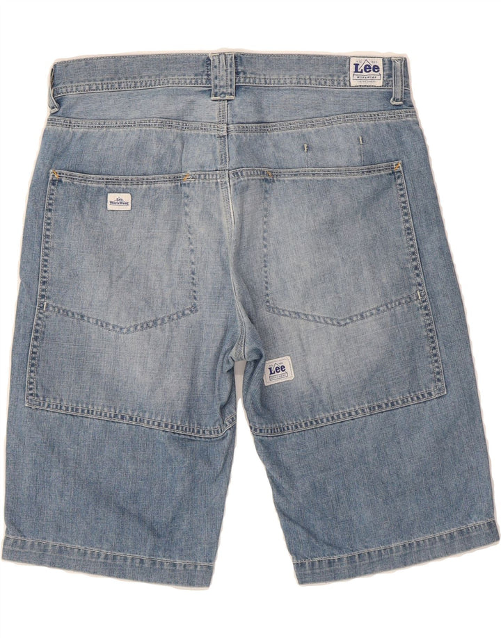 LEE Boys Denim Shorts 15-16 Years W30  Blue Cotton Vintage Lee and Second-Hand Lee from Messina Hembry 